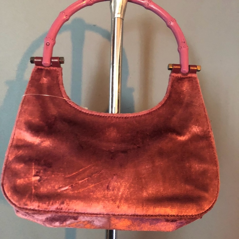 Gucci Tom Ford Velvet Pink Women's Bag
